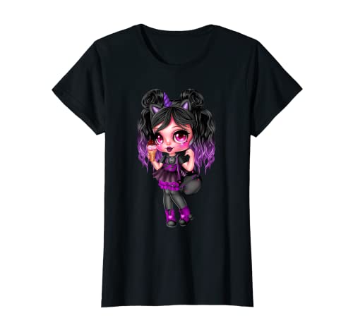 Unicorn Girl & Ice Cream, Gothic Hair Clothes for Teen Girls T-Shirt | The Storepaperoomates Retail Market - Fast Affordable Shopping