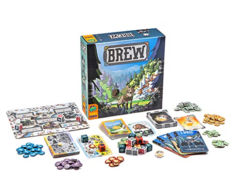 Brew: Pandasaurus Games, Players Choose How to Use Element -Dice, This Enchanted Land has Been Driven into Chaos and it is up to You to Bring Back Balance, 45-90 Minute Playing Time, Ages 10 and Up | The Storepaperoomates Retail Market - Fast Affordable Shopping