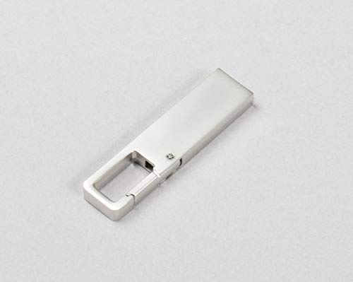 Premium Metal Silver Key Fob USB Flash Memory Drive (64GB USB 3.0) | The Storepaperoomates Retail Market - Fast Affordable Shopping