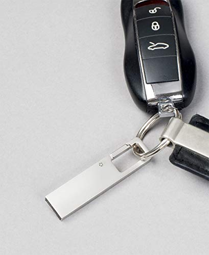 Premium Metal Silver Key Fob USB Flash Memory Drive (64GB USB 3.0) | The Storepaperoomates Retail Market - Fast Affordable Shopping