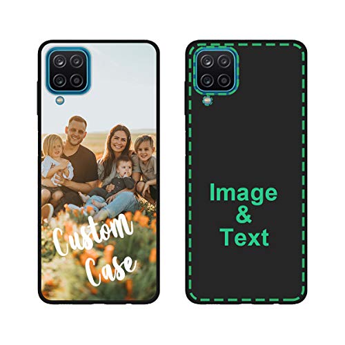 WOWTIFY Custom Phone Case for Samsung Galaxy A12 Personalized Photo Phone Cases Customized Gift for Birthday Xmas Valentines Friends Her Him, Protective Galaxy A12 Black Case | The Storepaperoomates Retail Market - Fast Affordable Shopping