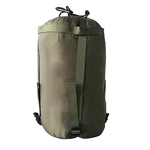 Outdoor Lightweight Waterproof Sleeping Bag, Compression Sack Clothing Sundries Drawstring Storage Pouch for Backpacking, Camping, Hiking (Army Green) | The Storepaperoomates Retail Market - Fast Affordable Shopping