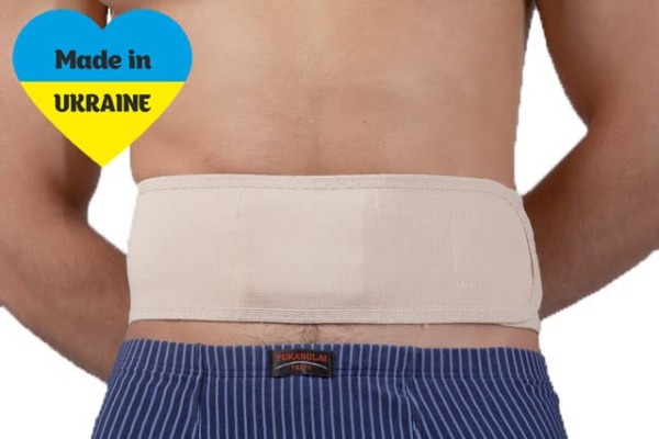 Umbilical Ventral Belt Hernia Reduction Binder With Navel Pad, Abdominal Support for men and women. Hernia support comfort band and bandage. (#3 for Waist Circumference: 33-37 inch (85-95 cm))