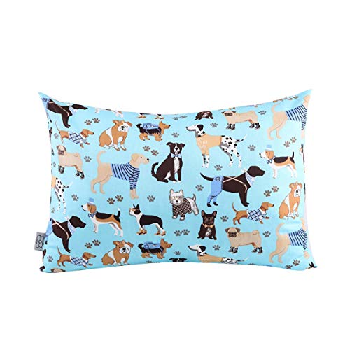 Cloele Kids Toddler Pillowcase Envelope Travel Pillowcase Baby Pillow Cover Fits Pillows Sized 12×16 or 13×18-100% Cotton 1 Pack Soft Children’s Bedding Pillowslip Case for Boys and Girls – Blue Dog | The Storepaperoomates Retail Market - Fast Affordable Shopping