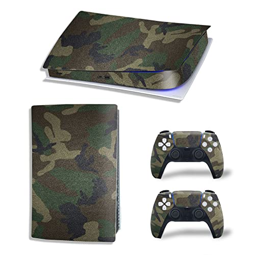 UUShop Skin Sticker Decal Cover for PS5 Digital Edition Console and Controllers Army Green | The Storepaperoomates Retail Market - Fast Affordable Shopping