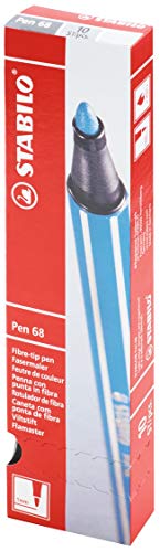 STABILO Premium Felt Tip Pen Pen 68 – Box of 10 – Rust Red | The Storepaperoomates Retail Market - Fast Affordable Shopping
