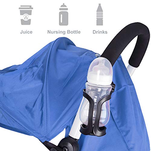 360 Degree Rotating Universal Water Bottle Cup Holders Accessories for Stroller, Bicycle, Wheelchair, Walker, Trolleys (1 Piece) | The Storepaperoomates Retail Market - Fast Affordable Shopping