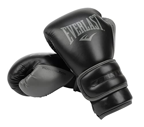 Everlast PowerLock2 Training Glove 14Oz Black/Gray | The Storepaperoomates Retail Market - Fast Affordable Shopping