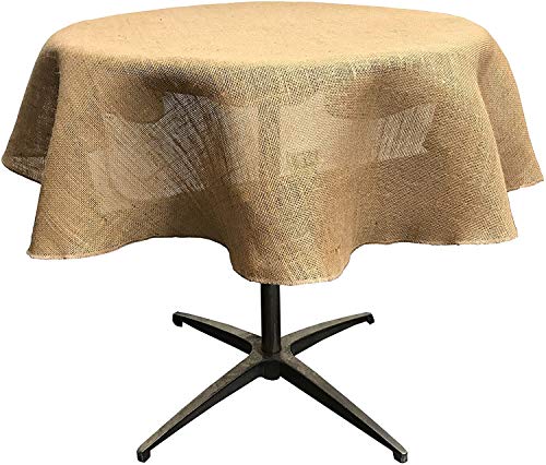 New Creations Fabric & Foam Inc, 100% Natural Jute Burlap Tablecloth (Natural, 36″ Round) | The Storepaperoomates Retail Market - Fast Affordable Shopping