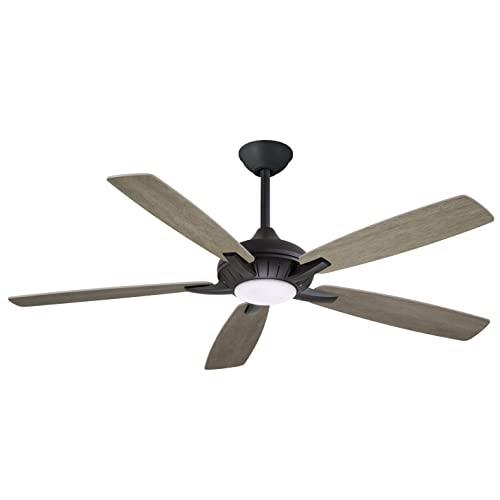 MINKA-AIRE F1001-CL Dyno XL 60″ Ceiling Fan with LED Light & Remote, Coal Finish | The Storepaperoomates Retail Market - Fast Affordable Shopping