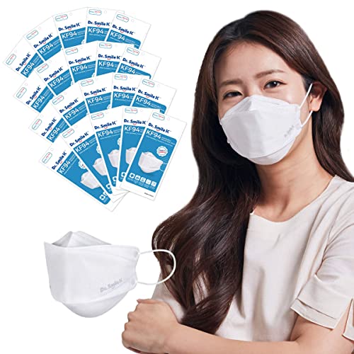 Aurora – Dr. Smile K – 20 Pack KF94 Disposable Face Masks White -ONE SIZE -Unisex-4 Layer Filter Made in Korea – KF94 Certified (20) | The Storepaperoomates Retail Market - Fast Affordable Shopping