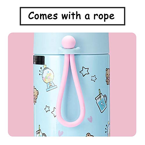 Cute Thermos Mug Kawaii Water Bottle Stainless Steel Vacuum Insulated Bottle for Hot or Cold Drinks Adorable Travel Mug | The Storepaperoomates Retail Market - Fast Affordable Shopping
