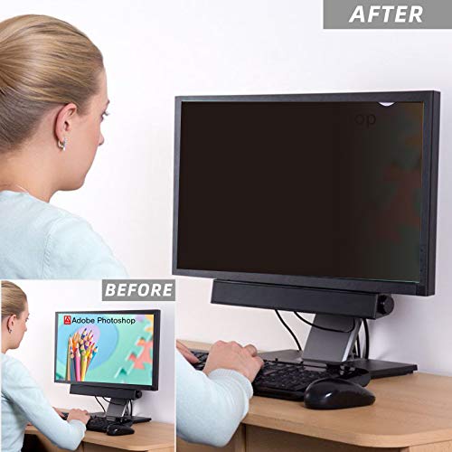 24 inch Computer Privacy Screen Filter – Suitable for 16:9 Aspect Ratio Widescreen Monitor – Blue Light Filter – Anti-Glare & Anti-Scratch Protector Film (24″ Widescreen (16:9)) | The Storepaperoomates Retail Market - Fast Affordable Shopping
