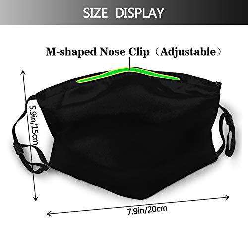 Men Women’s 2Pcs Face Mask Adjustable Reusable Face Mask with Adjustable EarLoops Balaclava Bandana-7 | The Storepaperoomates Retail Market - Fast Affordable Shopping