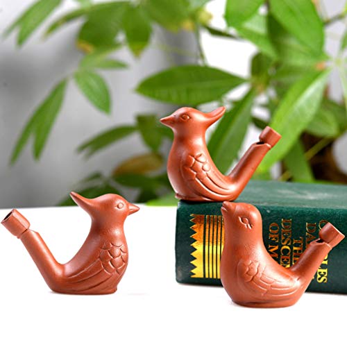 NUOBESTY 2pcs Wooden Bird Call Whistles Toy Musical Whistles Instrument Educational Toy Kids Gift Red | The Storepaperoomates Retail Market - Fast Affordable Shopping