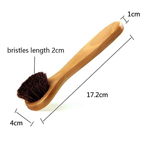 HiKin Facial Cleansing Brush, Wood Handle Soft Horsehair Natural Bristles Face Brush Cleanser, 2 Pack Face Skin Care Exfoliating Scrub Brush. | The Storepaperoomates Retail Market - Fast Affordable Shopping