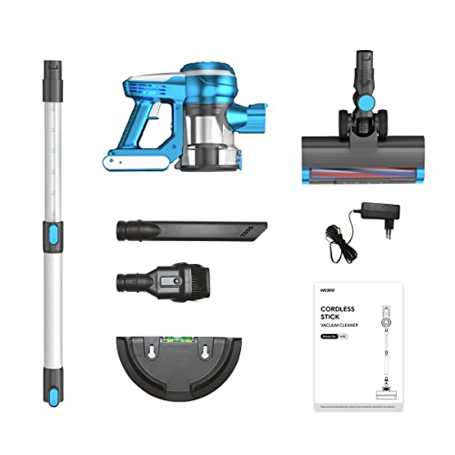 Cordless Vacuum Cleaner, 20Kpa Stick Vacuum 4 in 1, Lightweight, 2500mah Powerful Suction, UP to 40 Minutes Runtime Cordless Vacumm for Pet Hair, Hardwood Floor, Best Gift for Your Family, W10 | The Storepaperoomates Retail Market - Fast Affordable Shopping