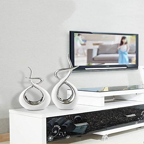 Modern Minimalist Art Crafts, Ceramic Electroplating Home TV Cabinet Decorations, Wine Cabinet Abstract Craft Decorations (2 pcs) | The Storepaperoomates Retail Market - Fast Affordable Shopping