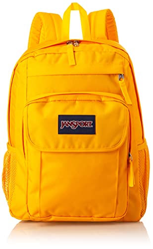 JanSport Union Pack – School, Work, Travel, or Laptop Backpack with Mesh Water Bottle Pocket, Yellow Maize | The Storepaperoomates Retail Market - Fast Affordable Shopping
