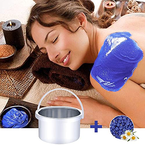 Wax Beads, Hard Wax Beans 400g Wax Beads for Hair Removal with 10 Pcs Wood Sticks for Full Body Brazilian Bikini Face Legs Eyebrow Painless at Home for Woman Men | The Storepaperoomates Retail Market - Fast Affordable Shopping