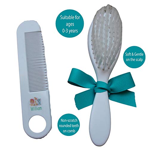 Personalized Baby Gift – Gift Box, Baby Brush and Comb Set, Safari, Suitable for Ages 0-3 Years, New Baby Gift, Baby Boy Gift | The Storepaperoomates Retail Market - Fast Affordable Shopping