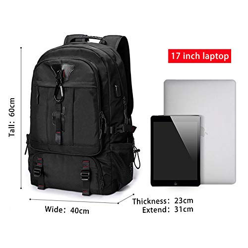 Large Capacity for long journey 7 days Travel Backpack with Usb Charging Port  Expandable Casual Hiking Daypack outdoor sport knapsack with Independent Shoe Pocket for Mens Denpein | The Storepaperoomates Retail Market - Fast Affordable Shopping