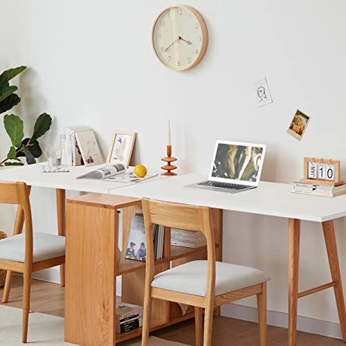 Kaboon 60×24 White Tabletop Only, One Piece Wood Table Top for Standing Desk, Laminate Wood Countertop, Reversible Wooden Tabletop Board Only for Home Office, 59.1″ x 23.62″ White | The Storepaperoomates Retail Market - Fast Affordable Shopping