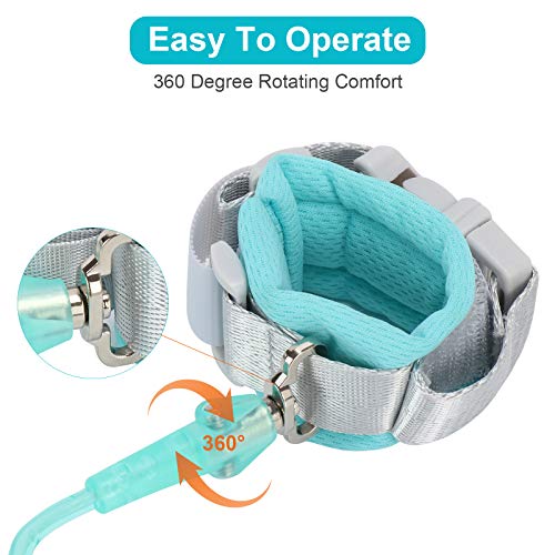 Anti Lost Wrist Link Anti Lost Leash Baby Leash Anti-Lost Wrist Chain with Child Upgraded Safety Locks for Kids (Green 8.2 Feet) | The Storepaperoomates Retail Market - Fast Affordable Shopping