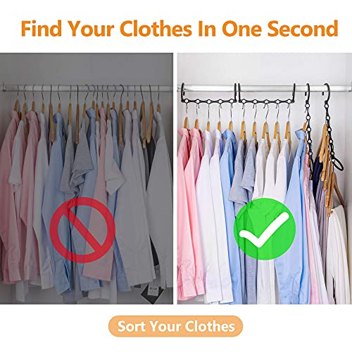 CIMLORD Magic Hangers Space Saving Organizers and Storage Clothes Hanger Multi Hangers Space Saver Organization Accessories Sturdy Wardrobe Closet Plastic Hanger for Heavy Duty Clothing | The Storepaperoomates Retail Market - Fast Affordable Shopping