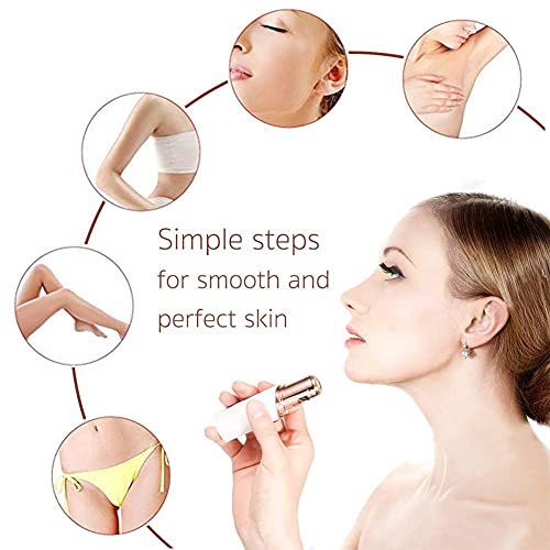 KourtriFacial Hair Remover Replacement Heads, Head Cover Compatible with Finishing Touch Flawless Hair Remover,Removal Tool As Seen On TV for Women Lip Chin Cheeks Armpit Cleaning, Rose Gold, 6 Count | The Storepaperoomates Retail Market - Fast Affordable Shopping