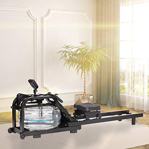 Vilobos Water Rower Rowing Machine for Home Use Exercise Equipment with Water Resistance LCD Monitor | The Storepaperoomates Retail Market - Fast Affordable Shopping