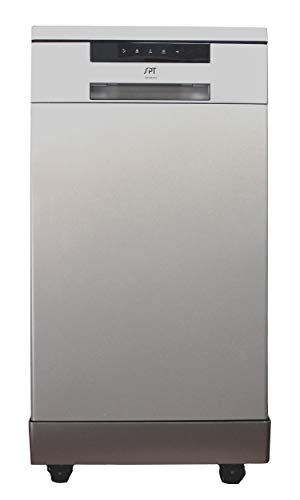 SPT SD-9263SSA 18″ Wide Portable Dishwasher with ENERGY STAR, 6 Wash Programs, 8 Place Settings and Stainless Steel Tub – Stainless Steel | The Storepaperoomates Retail Market - Fast Affordable Shopping
