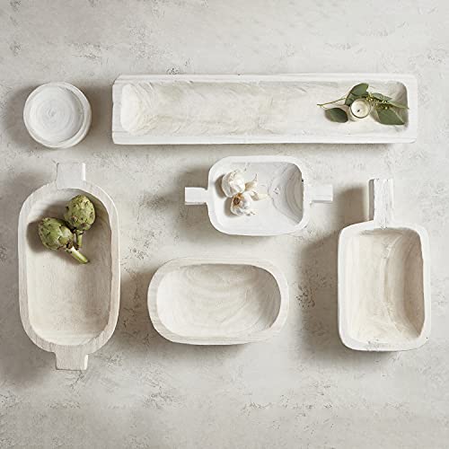 Santa Barbara Design Studio Paulownia Wood Mini Bowl – White (Pack of 5) | The Storepaperoomates Retail Market - Fast Affordable Shopping