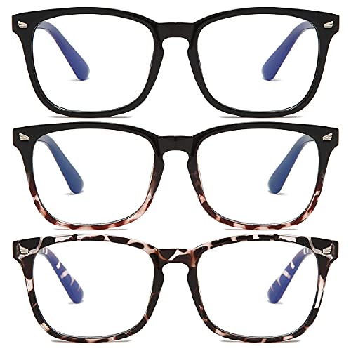 Z&L HOUSE Anti Blue Light Blocking Glasses, 3 Pack Upgraded Version Prescription Glasses For Men And Women For Work And Games, Anti-Eye Strain And UV Glare | The Storepaperoomates Retail Market - Fast Affordable Shopping