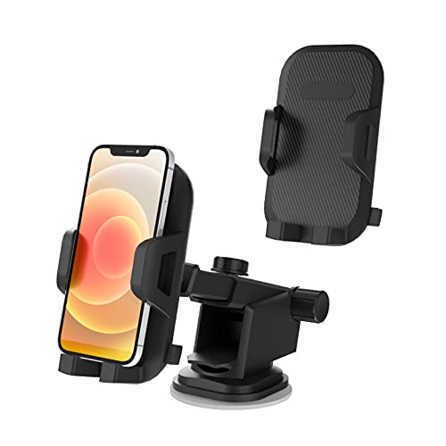 TALK WORKS Car Windshield & Dash Phone Holder Compatible w/iPhone 13/13 Pro/13 Pro Max/14/14 Plus/14 Pro/14 Pro Max, Apple & Android Smartphones – Adjustable Suction Mount (Black) | The Storepaperoomates Retail Market - Fast Affordable Shopping