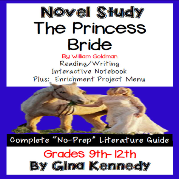Novel Study- The Princess Bride by William Goldman and Project Menu