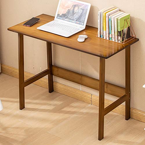 Shelf Computer Desk, 31.5/39.4 inch Bamboo Sturdy Office Table, Modern Simple Writing/Makeup Workstation for Home/Office/Corner (Size : 80*45*75cm) | The Storepaperoomates Retail Market - Fast Affordable Shopping