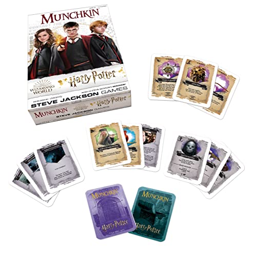 Munchkin Harry Potter Board Game | Officially Licensed Harry Potter Gift | Artwork from Harry Potter Movies | Collectible Steve Jackson’s Munchkin Game | The Storepaperoomates Retail Market - Fast Affordable Shopping