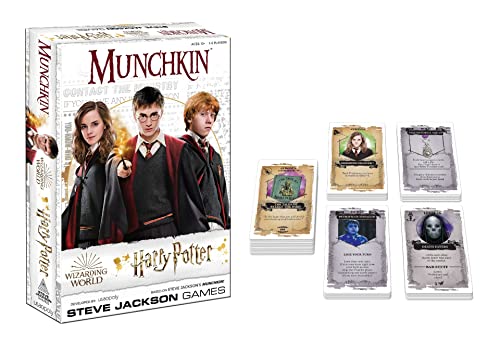 Munchkin Harry Potter Board Game | Officially Licensed Harry Potter Gift | Artwork from Harry Potter Movies | Collectible Steve Jackson’s Munchkin Game | The Storepaperoomates Retail Market - Fast Affordable Shopping