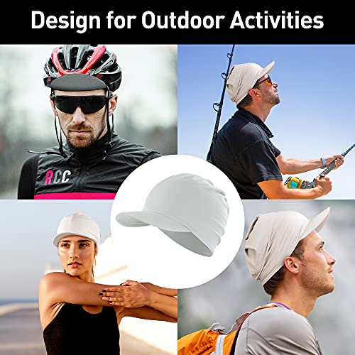 Arcweg Cycling Caps Biking Hat Uv-Protection Sweat Absorbent Cycling Hat Under Helmet Foldable Bicycle Helmet Liner Cap Golf Skull Cap for Men & Women Gray | The Storepaperoomates Retail Market - Fast Affordable Shopping