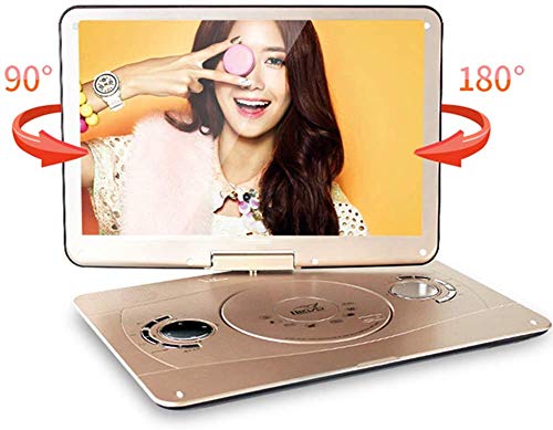 FFLLAS 18″ Portable DVD,3D Portable EVD Player Ultra-Thin High-Definition Display Built-in Battery, Remote Control Support USB/SD Card/TV/External Speaker Long Car Travel/Home/Hospital | The Storepaperoomates Retail Market - Fast Affordable Shopping