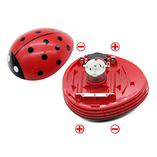 LEKAI 1PCS Ladybug Shaped Mini Cute Vacuum Cleaner Portable Corner Desk Vacuum Cleaner Dust Sweeper for Home and Office | The Storepaperoomates Retail Market - Fast Affordable Shopping