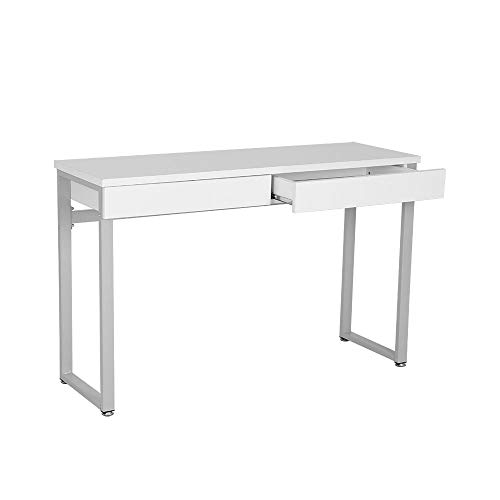 MorNon Vanity Desk with 2 Drawers 47″ Computer Writing Desk Modern Bedroom Makeup Table Home Office Desk | The Storepaperoomates Retail Market - Fast Affordable Shopping