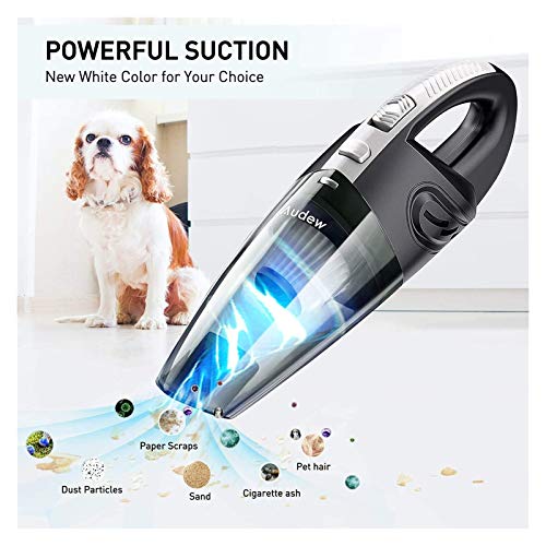 QAZXS Portable Hand Held Vacuum Cordless Dual-Charge Mode with LED Light，Lightweight Wet Dry Car Vacuum Cleaner for Home, Car and Pet 0325 | The Storepaperoomates Retail Market - Fast Affordable Shopping