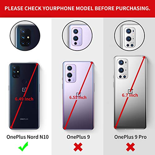Jusy [3p] Oneplus Nord N10 5G Case & Tempered Glass Screen Protector & Camera Protector for 1+ Nord N10, Protective Case with Rotate Holder Kickstand and Magnetic Plate for Oneplus Nord N10 (Navy) | The Storepaperoomates Retail Market - Fast Affordable Shopping