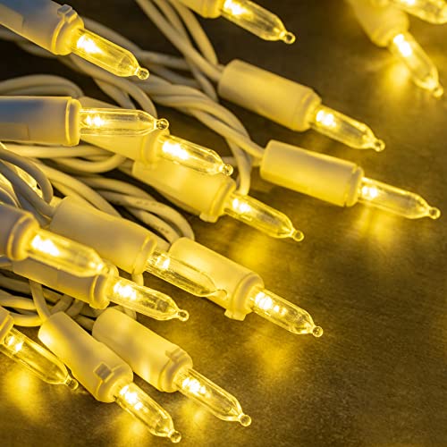 SWEET SHINE Warm White LED Christmas Lights, 66 Ft 200 Counts UL Certified White Wire Holiday String Lights Set (Warm White) | The Storepaperoomates Retail Market - Fast Affordable Shopping