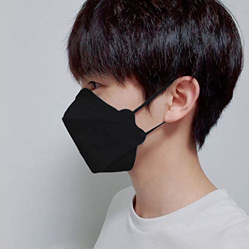 (Pack of 10) [La Hauteur] Premium Filters (KF94 Certified) Face Mask (Made in Korea) Respirators Protective Disposable Dust Covers (Adults) Best Breathing in KF94 (Individual Packaged) (Black) | The Storepaperoomates Retail Market - Fast Affordable Shopping