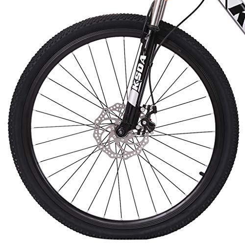 BeKool Mountain Bikes for Men & Women with 26 h 21 Speed Outdoor Exercise Bicycle,Dual Disc Brakes Full Suspension Non-Slip Damping MTB Adult Bikes (White),Small | The Storepaperoomates Retail Market - Fast Affordable Shopping