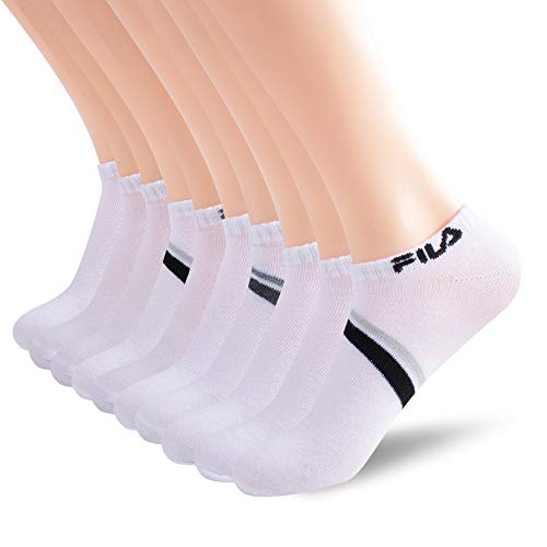 Fila Men’s Chevron Striped No Show Socks, White, One Size | The Storepaperoomates Retail Market - Fast Affordable Shopping