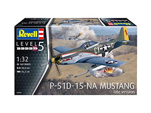 Revell 03838 P-51 D Mustang (Late Version) Model Kit 1:32 Scale, Unvarnished | The Storepaperoomates Retail Market - Fast Affordable Shopping
